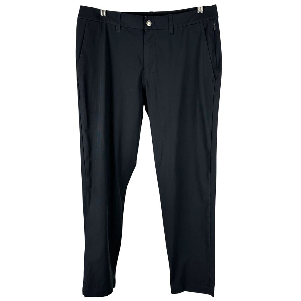 Lululemon ABC Slim-Fit Trouser Warpstreme Black Men's Size 33 x 27 EUC
